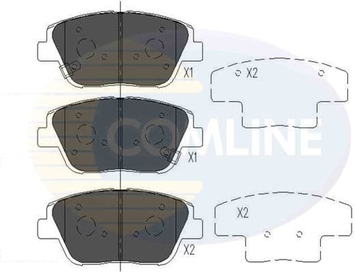 Brake pads front CBP36080