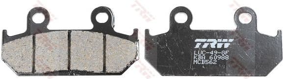 Brake Pad Set, disc brake Organic Allround MCB562