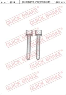 Bolt, brake caliper 11611K