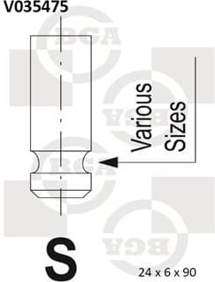 Valve exhaust V035475