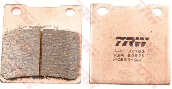 Brake Pad Set, disc brake Sinter Street MCB531SH