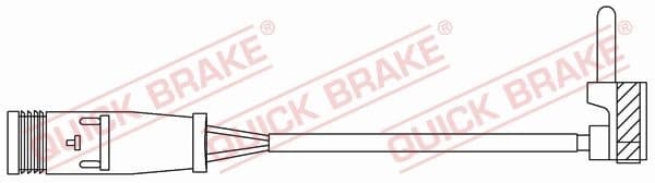 Brake pad wear indicator WS0378A