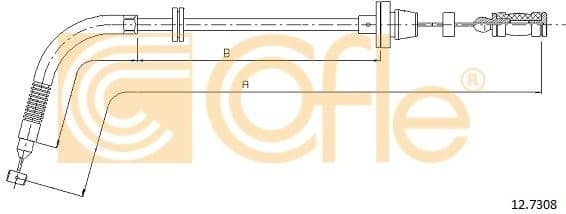 Accelerator Cable 12.7308