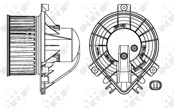 Interior Blower EASY FIT 34158