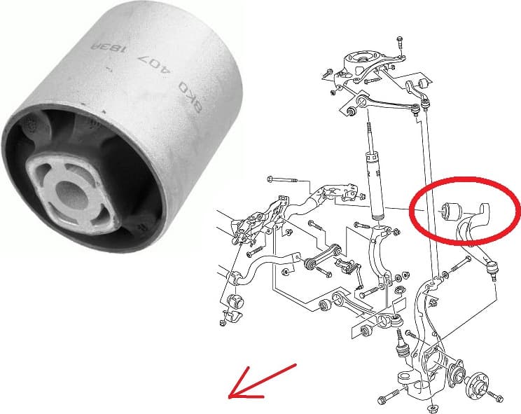 Silentblock front axle 35380 01 - image 3
