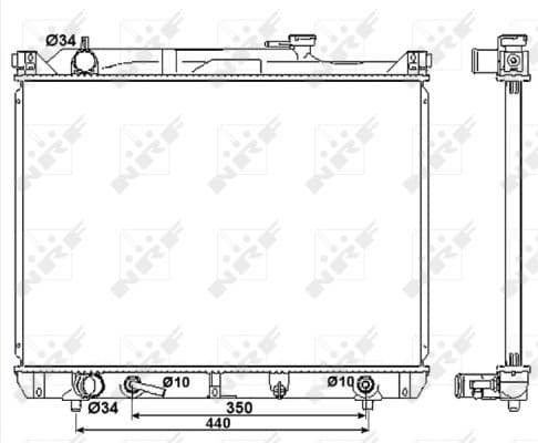 Radiator, engine cooling 53037 - image 2