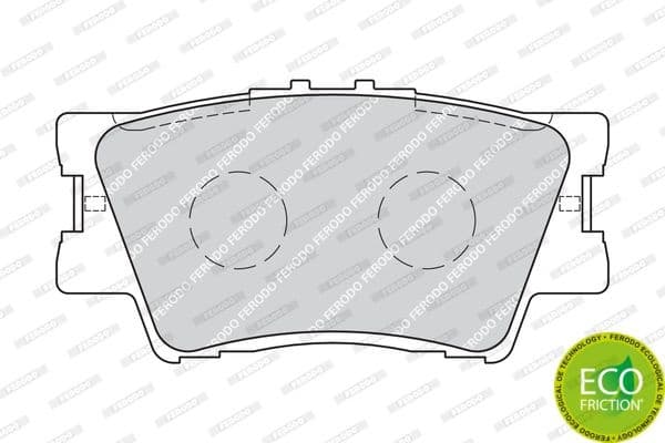 Brake pads rear, Top Quality FDB1892 - image 2