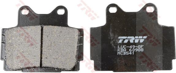 Brake Pad Set, disc brake Organic Allround MCB541