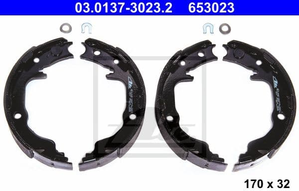 Brake Shoe Set, parking brake 03.0137-3023.2 - image 2