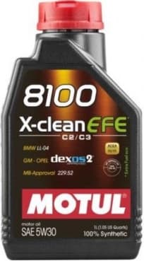 Alyva variklinė MOTUL 8100 X-CLEAN EFE 5W30 1L - 109470