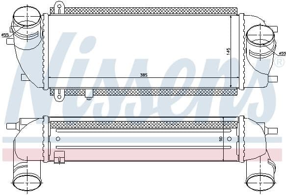 Charge Air Cooler ** FIRST FIT ** 96537