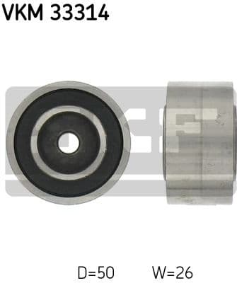 Deflection/Guide Pulley, V-ribbed belt VKM 33314