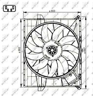 Fan, engine cooling 47731