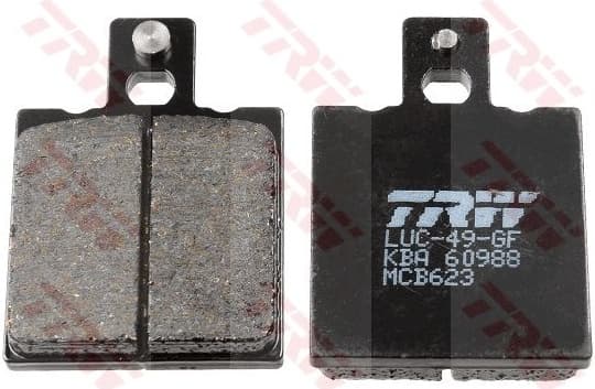 Brake Pad Set, disc brake Organic Allround MCB623