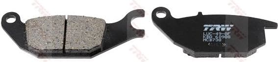 Brake Pad Set, disc brake Organic Allround MCB738