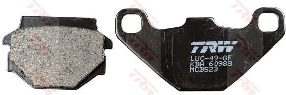 Brake Pad Set, disc brake Organic Allround MCB523
