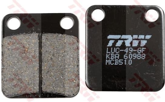 Brake Pad Set, disc brake Organic Allround MCB510