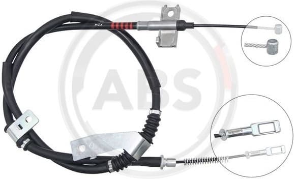 Cable Pull, parking brake K17449