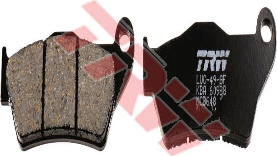 Brake Pad Set, disc brake Organic Allround MCB648