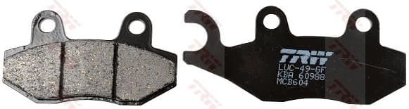 Brake Pad Set, disc brake Organic Allround MCB604