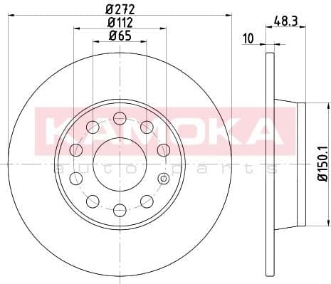 Brake discs kit rear, (2pcs) 103171 - image 6