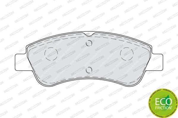 Brake pads front, Top Quality FDB4066 - image 2