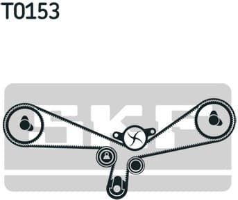 Water Pump & Timing Belt Kit VKMC019032 - image 2