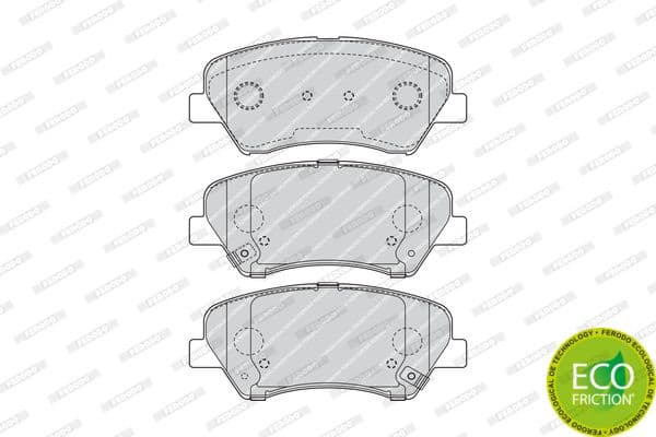 Brake pads front, Top Quality FDB4613 - image 3
