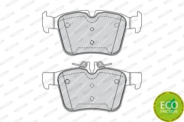 Brake pads rear, Top Quality FDB4487 - image 2