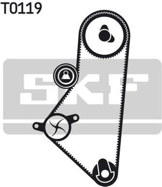 Water Pump & Timing Belt Kit VKMC032021 - image 2