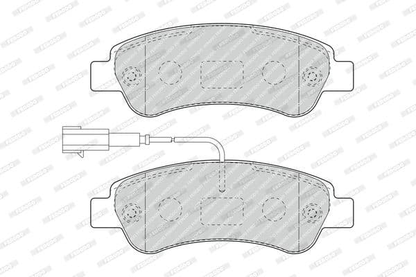 Brake pads rear, Top Quality FVR4910
