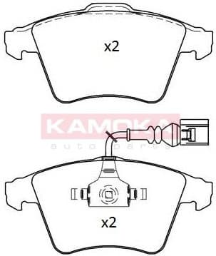 Brake Pad Set, disc brake JQ101213