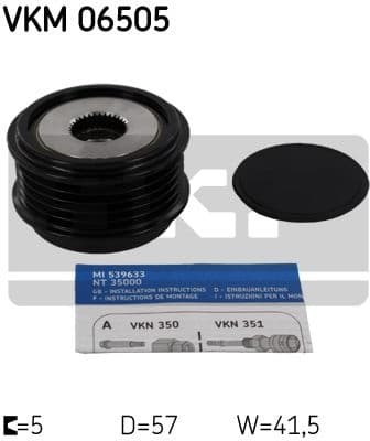 Alternator Freewheel Clutch VKM06505