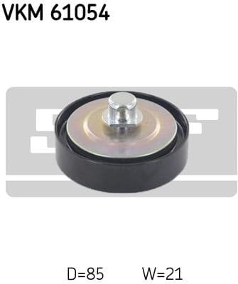 Deflection/Guide Pulley, V-ribbed belt VKM61054