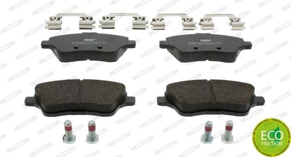 Brake pads front, Top Quality FDB4612
