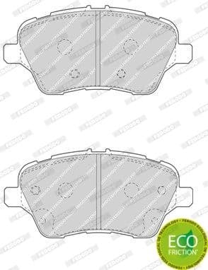 Brake pads front, Top Quality FDB4612 - image 3