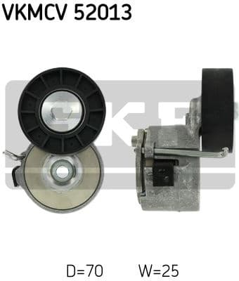 Belt Tensioner, V-ribbed belt VKMCV52013