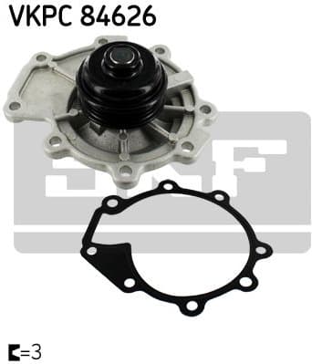 Water Pump, engine cooling VKPC84626
