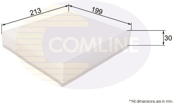 Filter, cabin air EKF173