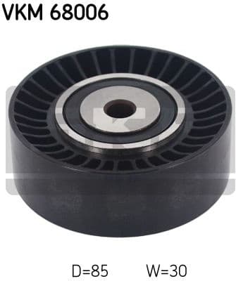 Deflection/Guide Pulley, V-ribbed belt VKM68006