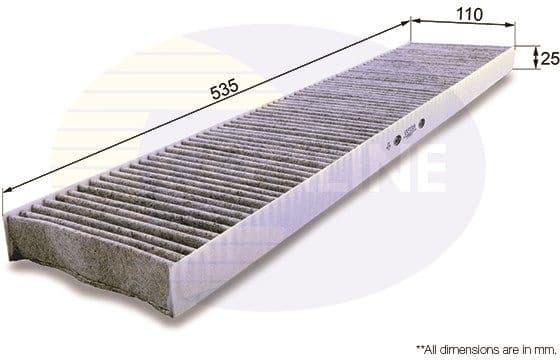 Filter, cabin air EKF131A