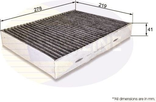 Filter, cabin air EKF341A