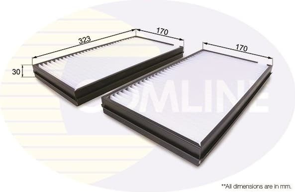 Filter, cabin air EKF158