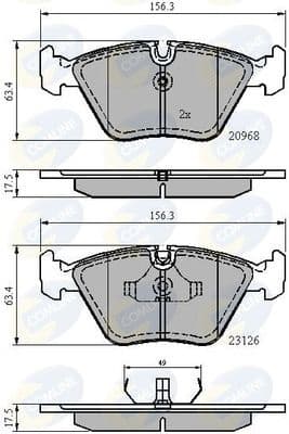 Brake Pad Set, disc brake CBP0798