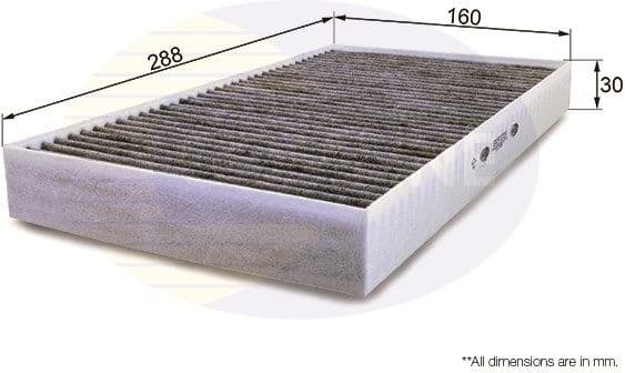 Filter, cabin air EKF120A