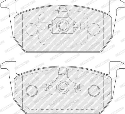 Brake pads front, Top Quality FDB5069
