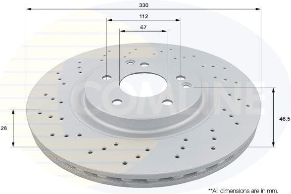 Brake Disc COATED ADC1680V