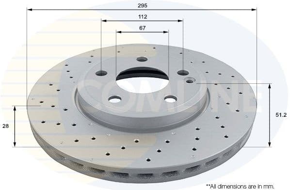 Brake Disc COATED ADC1679V