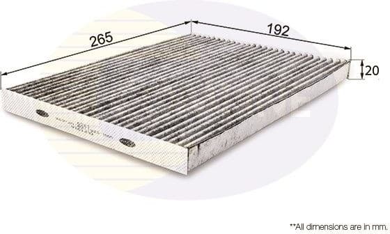 Filter, cabin air EKF191A