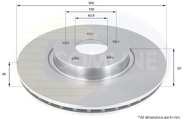 Brake Disc COATED ADC1249V